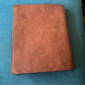 Polo Ralph Lauren Brown Leather Ipad Case Cover.